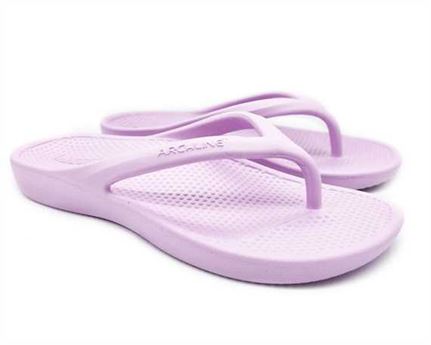 Archline Rebound Orthotic Thongs Size 37 Lilac