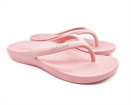 Archline Rebound Orthotic Thongs Size 37 Pink