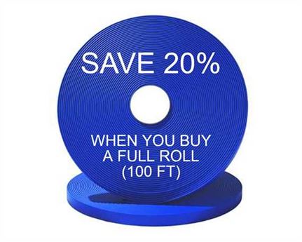 BioThane® BETA® ADJUSTABLE (1") 25MM SKY BU522 (PER L/FT)