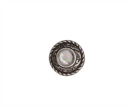 CONCHO CRYSTAL CLEAR SCREW BACK/EACH 13MM
