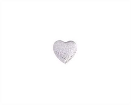 CONCHO HEART WITH SCREW-IN NICKEL PLATE 16MM
