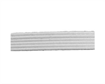 ELASTIC FLAT ANTIQUE WHITE (PER L/MTR) 6MM