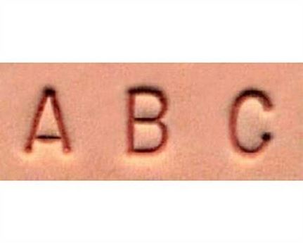 ALPHABET SET #3024-00 SOLID STEEL 6MM