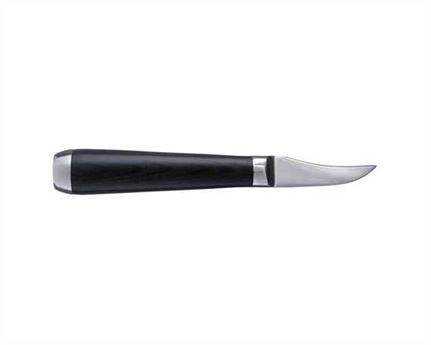 CURVED DAMASCUS STEEL TRIM KNIFE #35010-01