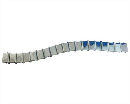 FLAT FRONT BROW BAND CHAIN NP BRASS 15MM