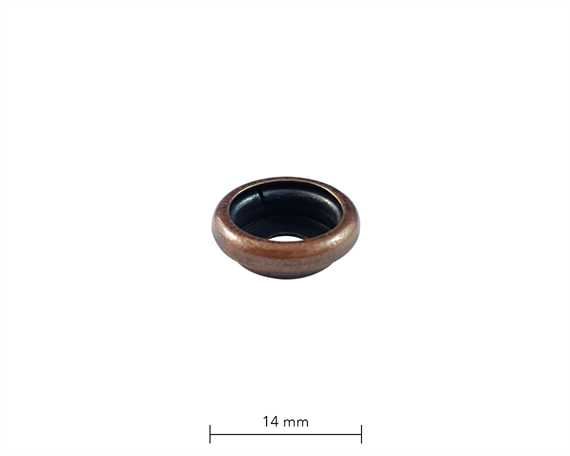 PRESS STUD LARGE DU ANTIQUE PER 100 SOCKET