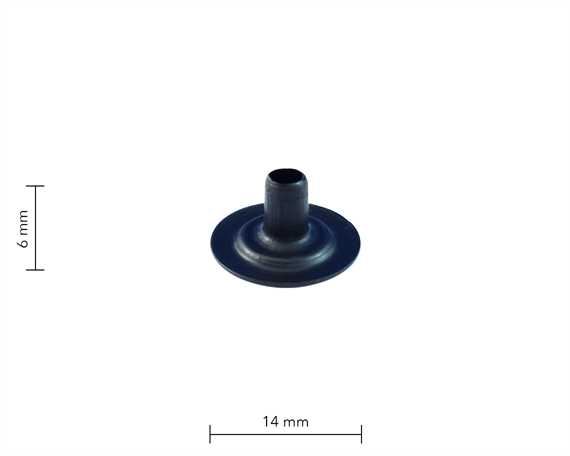 PRESS STUD LARGE DU BLACK EYELET PER 100
