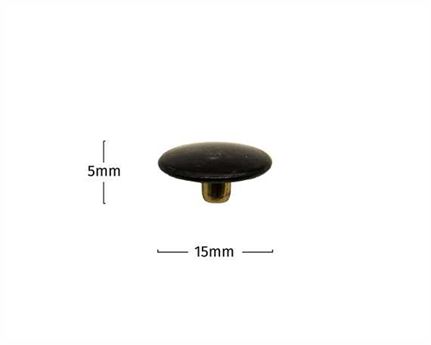 PRESS STUD LARGE DU BLACK TOP PER 1000