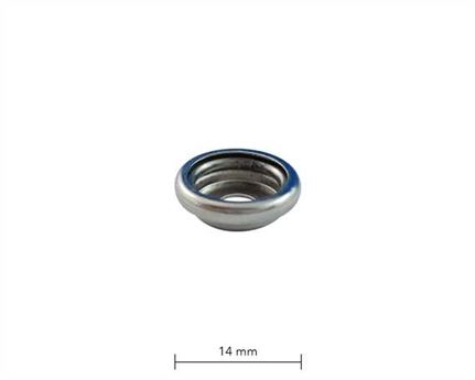 PRESS STUD LARGE DU NICKEL SOCKET PER 100