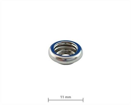 PRESS STUD MINI DU NICKEL SOCKET PER 1000