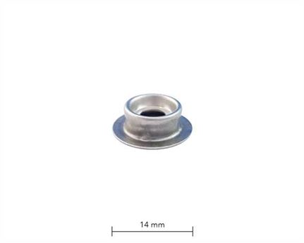 PRESS STUD LARGE DU STAINLESS STEEL STUD PER 1000