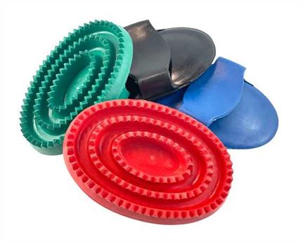  SADDLE DOCTOR CURRY COMB RUBBER 15,5 CM BLUE