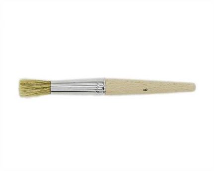 T.S. BOY BRUSH MED ROUND, #8 ONLY 