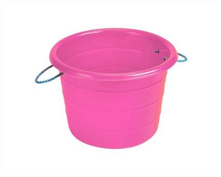 STUBBS JUMBO FEED/WATER BUCKET PINK