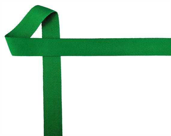 WEBBING BINDING COTTON (PER L/MTR) EMERALD 32MM